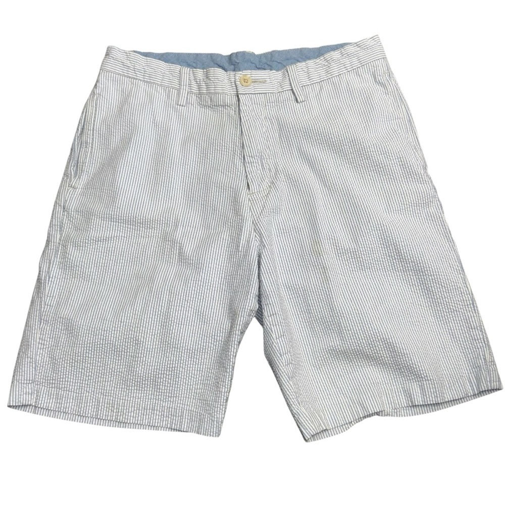 Nautica Men’s 100% Cotton Seersucker Shorts, sz 32